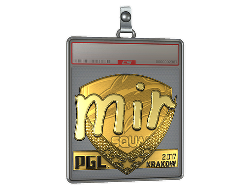 Sticker Slab | mir (Gold) | Krakow 2017