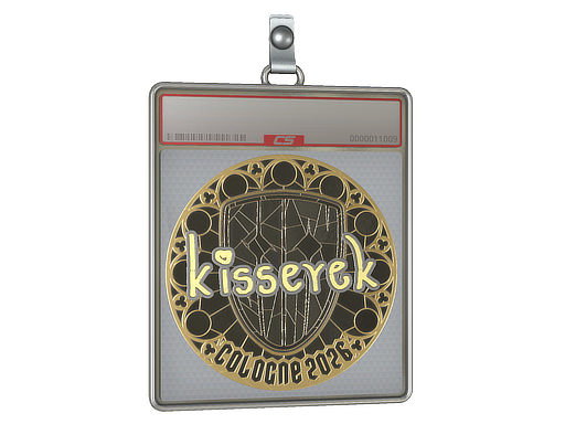 Sticker Slab | kisserek (Gold) | Cologne 2026