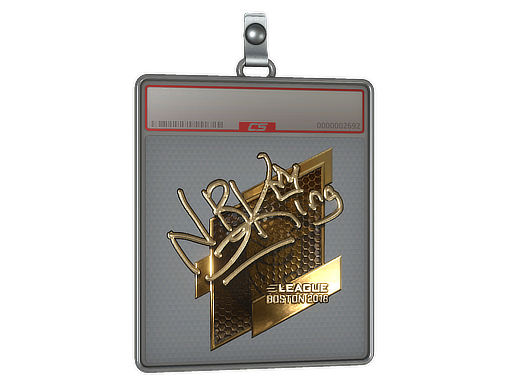 Sticker Slab | NBK- (Gold) | Boston 2018