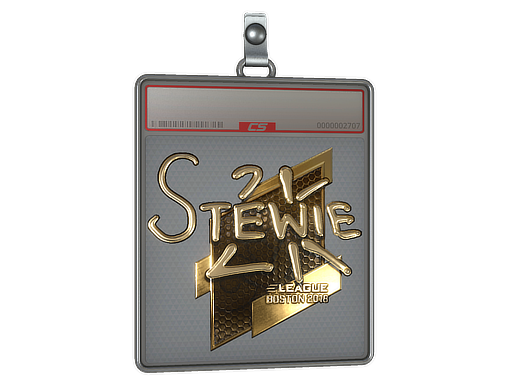 Sticker Slab | Stewie2K (Gold) | Boston 2018