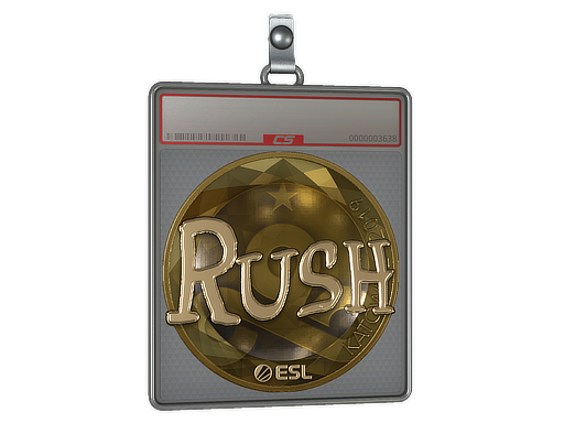 Sticker Slab | RUSH (Gold) | Katowice 2019