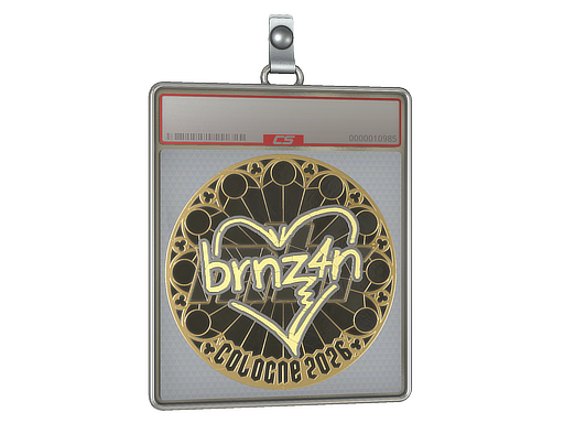 Sticker Slab | brnz4n (Gold) | Cologne 2026