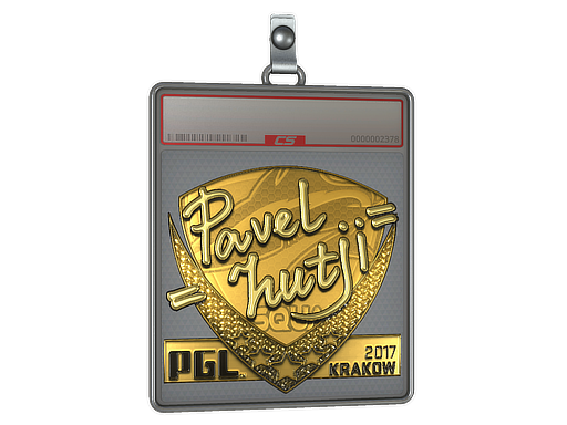 Sticker Slab | hutji (Gold) | Krakow 2017