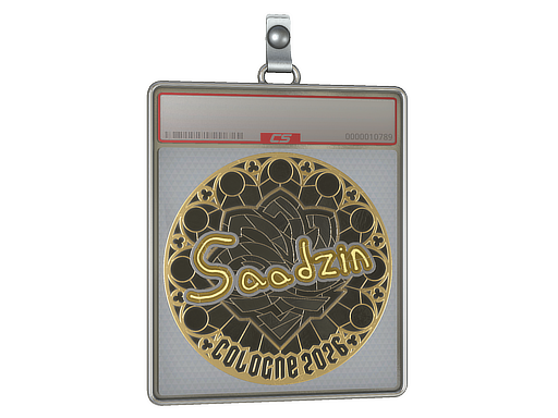 Sticker Slab | saadzin (Gold) | Cologne 2026