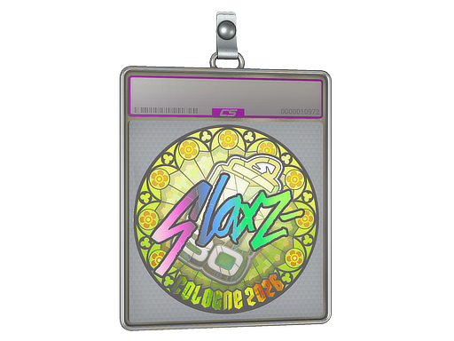 Sticker Slab | slaxz- (Holo) | Cologne 2026