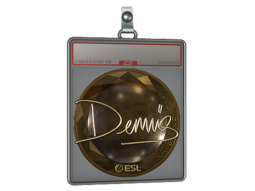 Sticker Slab | dennis (Gold) | Katowice 2019