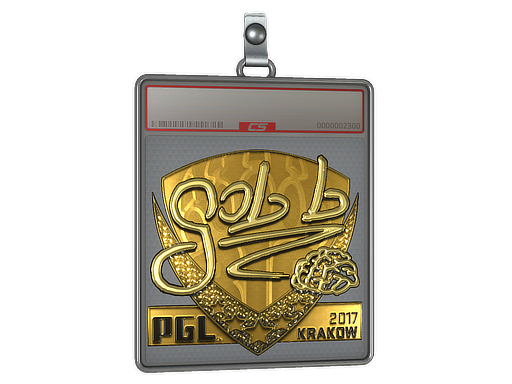 Sticker Slab | gob b (Gold) | Krakow 2017