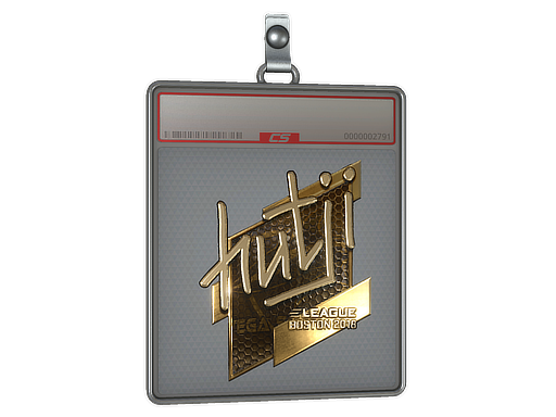 Sticker Slab | hutji (Gold) | Boston 2018