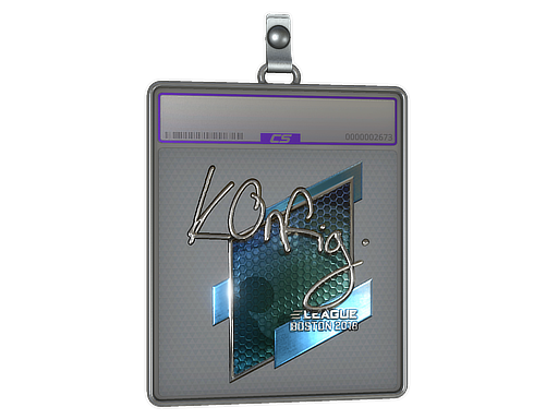Sticker Slab | k0nfig (Foil) | Boston 2018