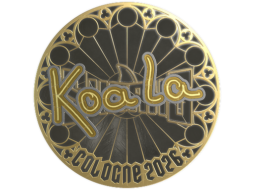 Sticker | koala (Gold) | Cologne 2026