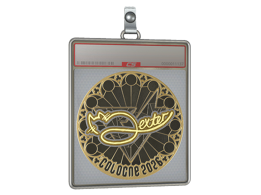 Sticker Slab | dexter (Gold) | Cologne 2026
