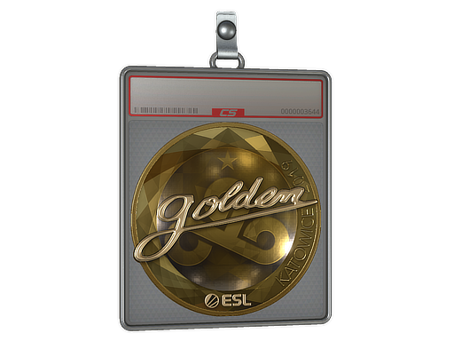 Sticker Slab | Golden (Gold) | Katowice 2019