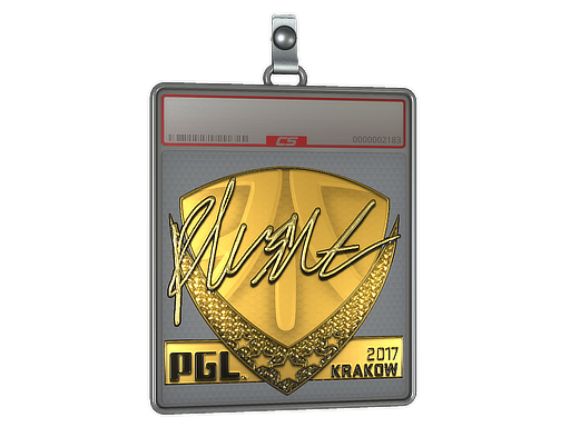 Sticker Slab | flusha (Gold) | Krakow 2017