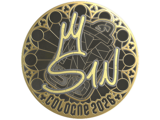 Sticker | s1n (Gold) | Cologne 2026