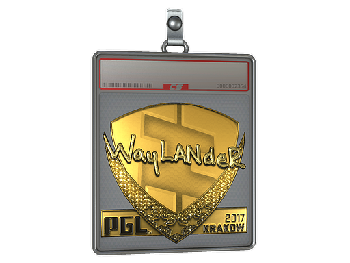 Sticker Slab | wayLander (Gold) | Krakow 2017