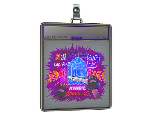 Sticker Slab | First Lap (Holo)
