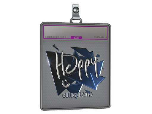 Sticker Slab | Happy (Foil) | Cologne 2016