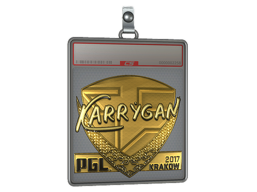 Sticker Slab | karrigan (Gold) | Krakow 2017