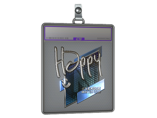 Sticker Slab | Happy (Foil) | Boston 2018