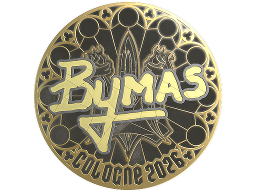 Sticker | Bymas (Gold) | Cologne 2026