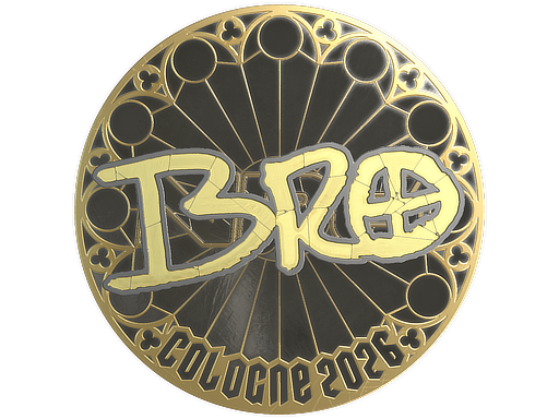 Sticker | br0 (Gold) | Cologne 2026