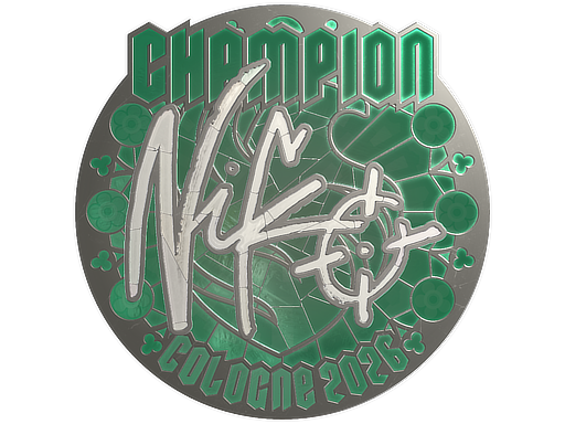 Sticker | NiKo (Foil, Champion) | Cologne 2026