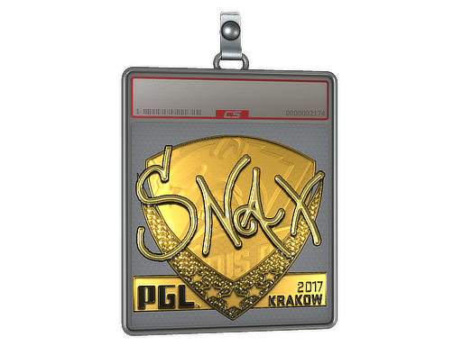 Sticker Slab | Snax (Gold) | Krakow 2017