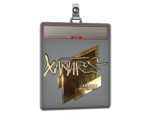 Sticker Slab | XANTARES (Gold) | Boston 2018