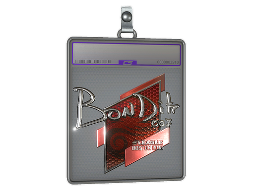 Sticker Slab | bondik (Foil) | Boston 2018