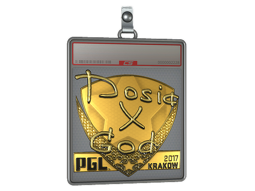 Sticker Slab | Dosia (Gold) | Krakow 2017