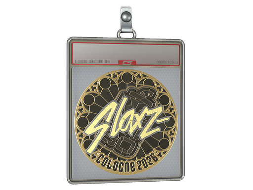 Sticker Slab | slaxz- (Gold) | Cologne 2026