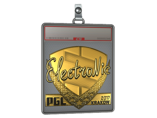 Sticker Slab | electronic (Gold) | Krakow 2017