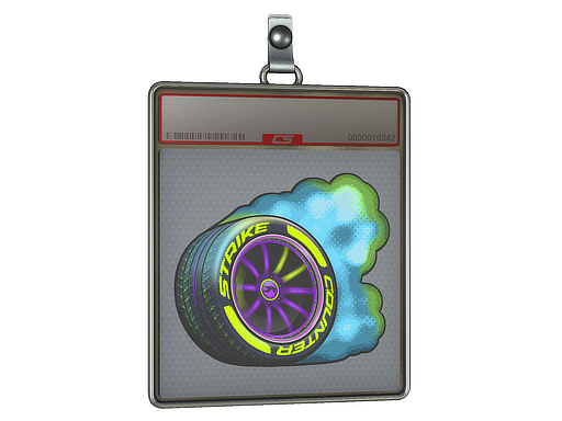Sticker Slab | Burnout (Lenticular)
