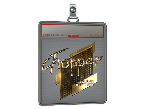 Sticker Slab | chopper (Gold) | Boston 2018