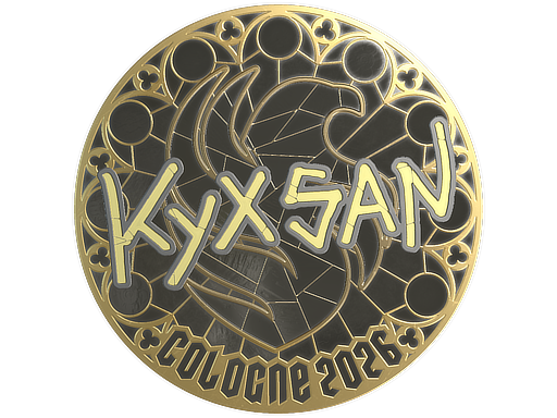 Sticker | kyxsan (Gold) | Cologne 2026