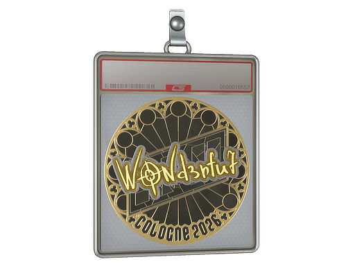 Sticker Slab | w0nderful (Gold) | Cologne 2026