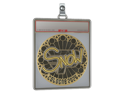 Sticker Slab | snow (Gold) | Cologne 2026