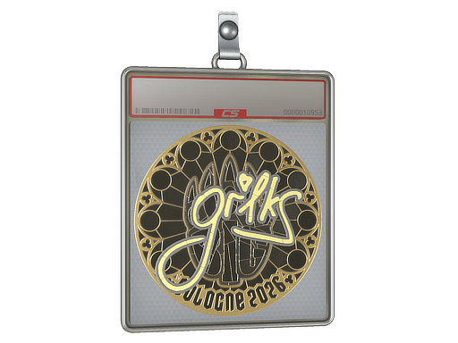 Sticker Slab | gr1ks (Gold) | Cologne 2026