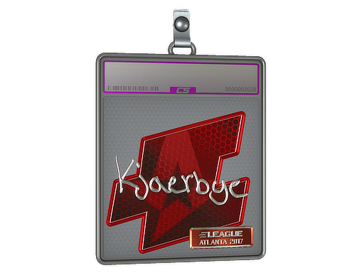 Sticker Slab | Kjaerbye (Foil) | Atlanta 2017