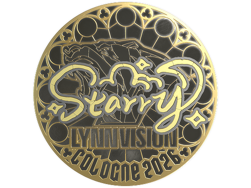 Sticker | Starry (Gold) | Cologne 2026