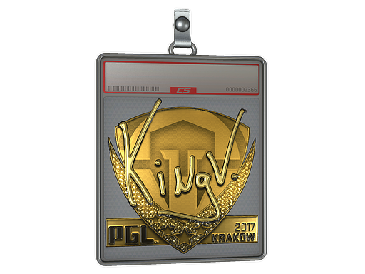 Sticker Slab | kNgV- (Gold) | Krakow 2017