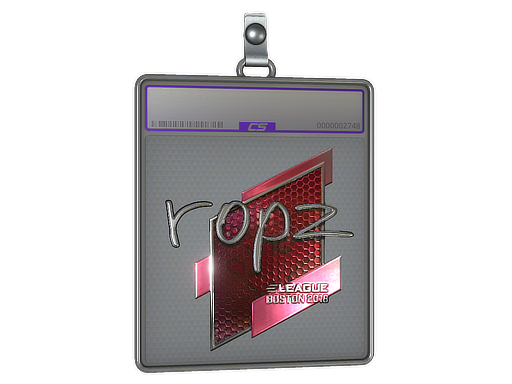 Sticker Slab | ropz (Foil) | Boston 2018