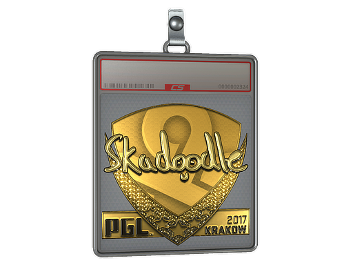 Sticker Slab | Skadoodle (Gold) | Krakow 2017