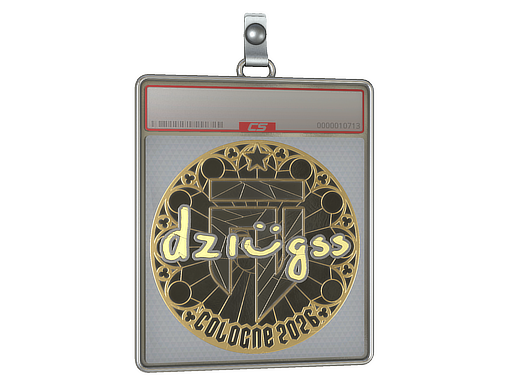Sticker Slab | dziugss (Gold) | Cologne 2026