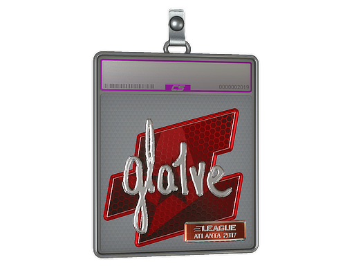 Sticker Slab | gla1ve (Foil) | Atlanta 2017