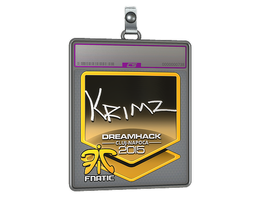 Sticker Slab | KRIMZ (Foil) | Cluj-Napoca 2015