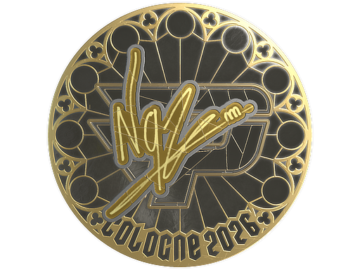 Sticker | NQZ (Gold) | Cologne 2026