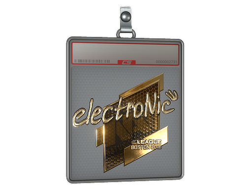Sticker Slab | electronic (Gold) | Boston 2018