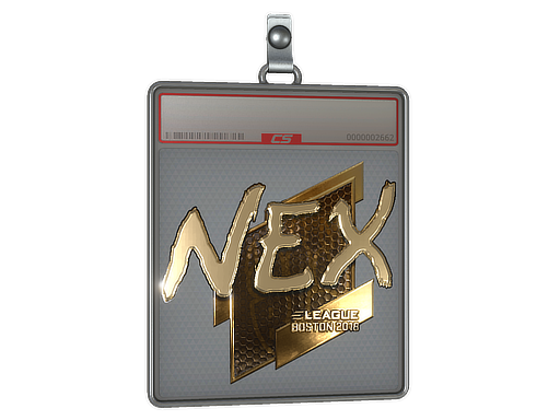 Sticker Slab | nex (Gold) | Boston 2018