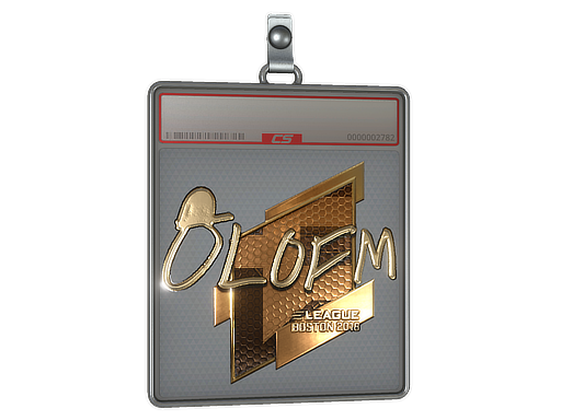 Sticker Slab | olofmeister (Gold) | Boston 2018